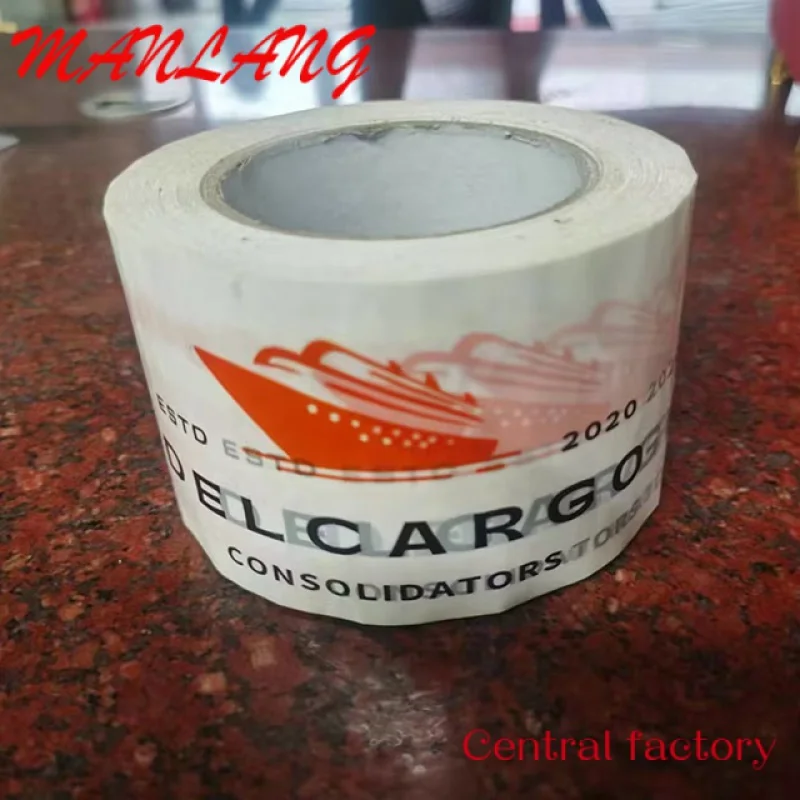 Custom  Custom Branded OPP Packaging Adhesive Cello Jumbo Roll Shipping Custom Logo Printed Fragile Plastic Bopp Packing Tape