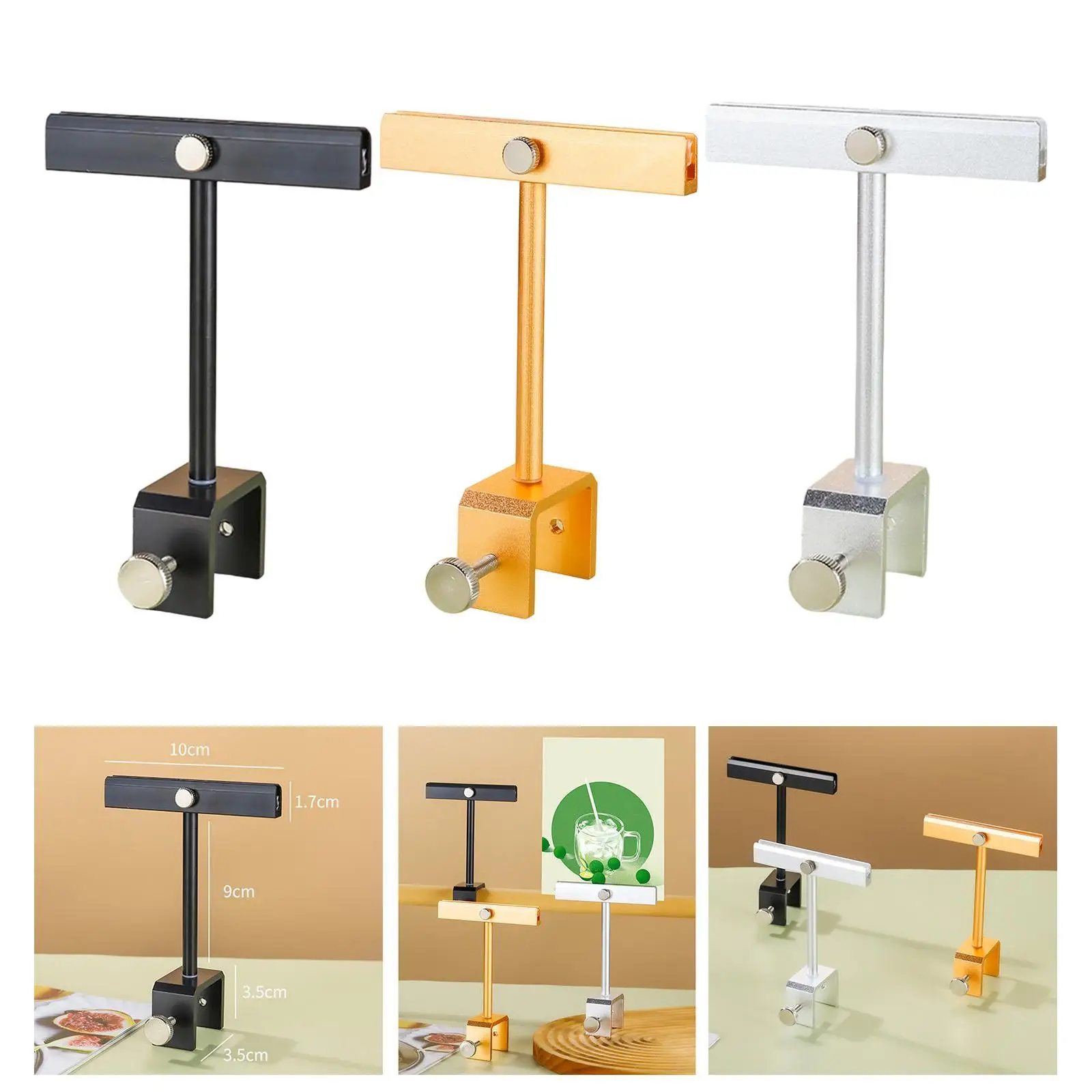 

Sign Holder Clamp Label Tag Clip for Clothing Rack Malls Hangrails and Tubes