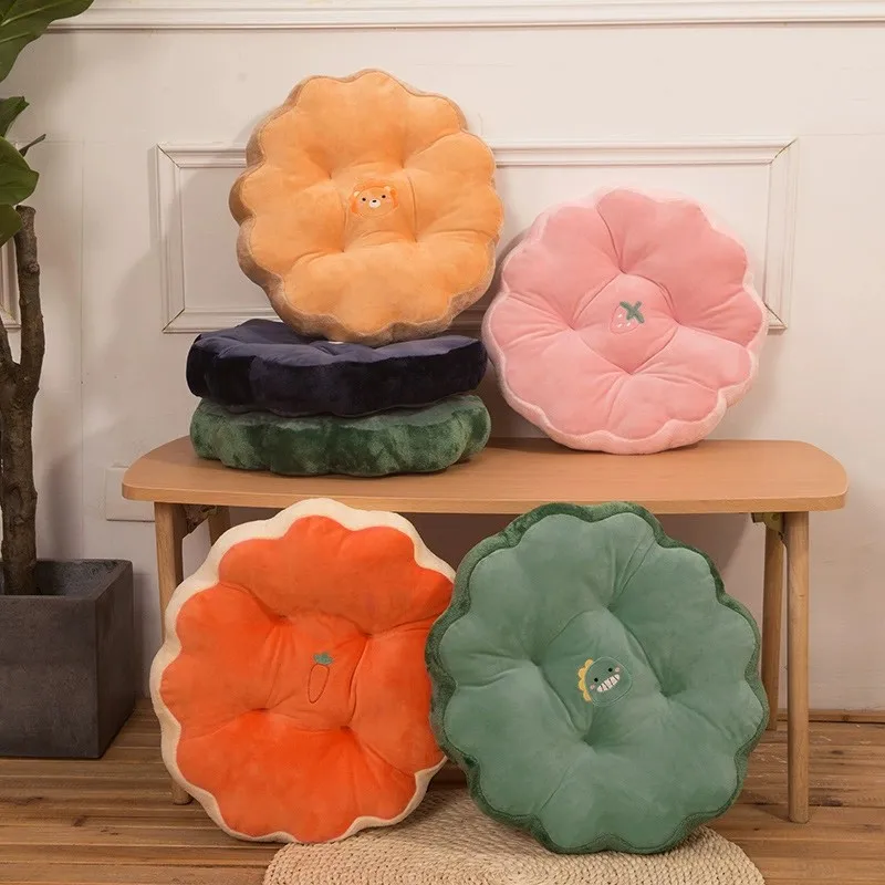 

Creative Fruit Cushion Circular Cushion Animal Pillow for Office