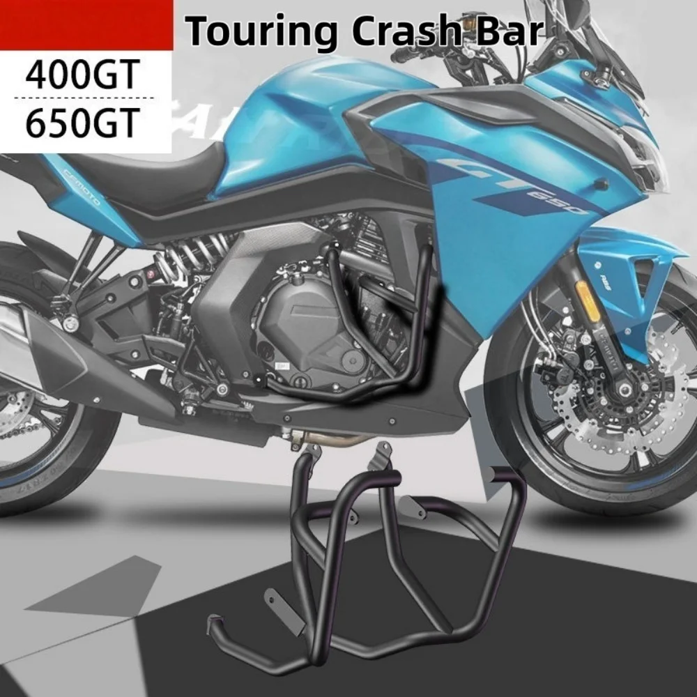 For 400GT 650GT Long Distance Cruise Safety Crash Kit, Original Position Direct Mount No Cutting Matte Anti-Corrosion Frame