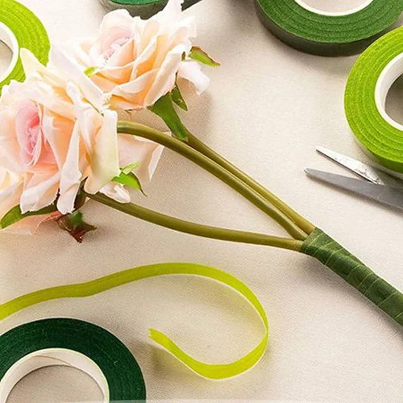 Hand-made Flower Art Tape Crepe Paper Flower Wrapping Rod Silk Mesh Flower Diy Paper Is Specially Used For Flower Art Production image 3