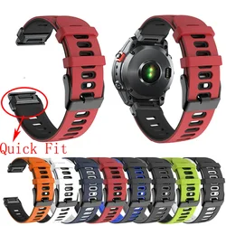 Quickfit Watch Strap For Garmin Fenix 7X 7 Pro Solar 6 6X Pro Sapphire 5X 5 Plus Wrist Band Bracelet 26mm 22mm For EPIX Enduro 2