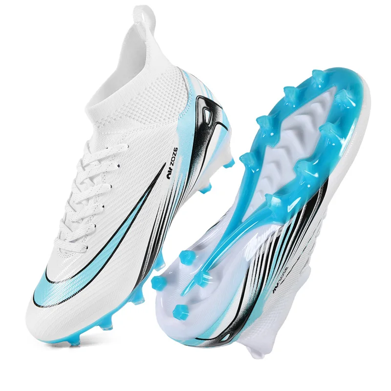 Professional Soccer Boots Men Women Quality Fashion Football Shoes Trainers Men Long Spikes Futsal Cleats Big Size 46 Sneakers