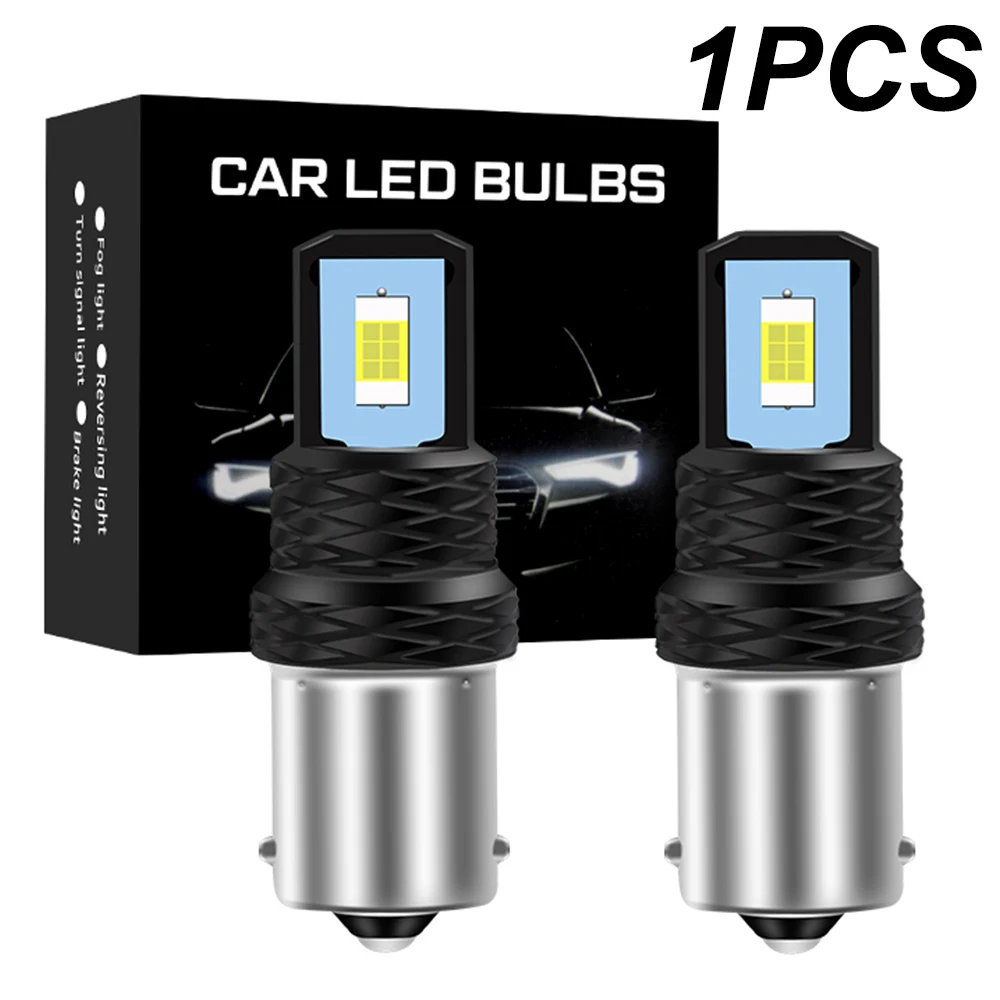 1X 1156 P21W PY21W 1157 P21/5W T20 T25 LED Bulbs High Power 3570 2SMD Super Bright 3000LM Replace For Car Reversing Light White