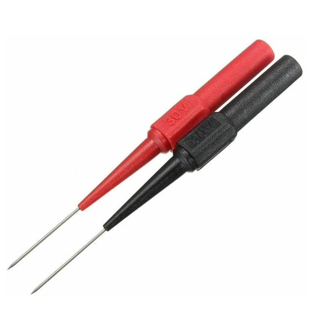 2 szt. Multimetr cyfrowy sonda urządzenie pomiarowe zacisk miedziany przewód pomiarowy multimetr cyfrowy sprzęt testowy 1A/30V sondy testowe wtyczka