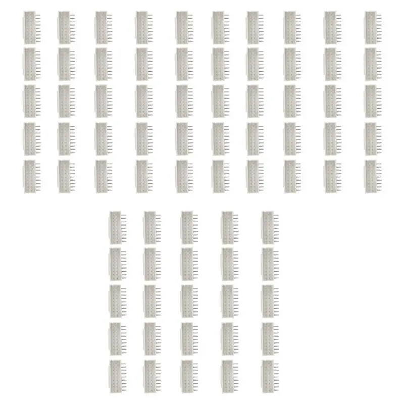 B84B-75Pcs BTC BCH LTC ZEC ETH DCR Miner Connector 2X9P Male Socket Curved Needle Suitable For Asic Miner Antminer S9 Z11
