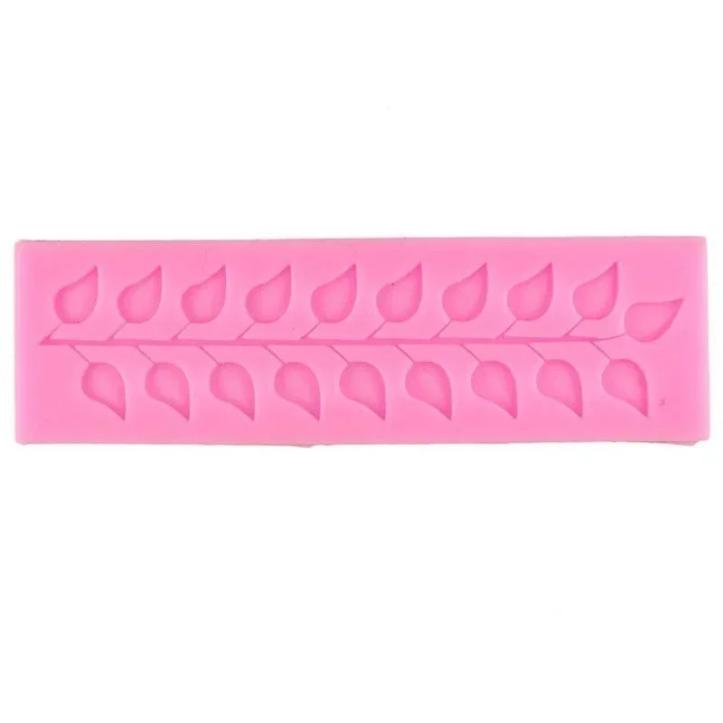 Long Strip Vine Leaf Lace Silicone Mold DIY Fondant Chocolate Cookie Wedding Cake Decorating Baking Craft Accessories