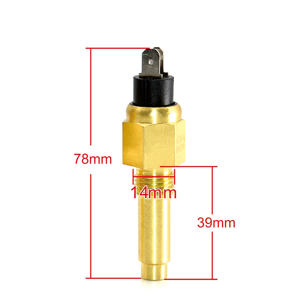 Universal Water Temperature Sensor 3/8NPT 1/2NPT Vdo Meter Vdo Water Temperature Sensor 14MM 17MM 21MM for Car Auto Truck Boat