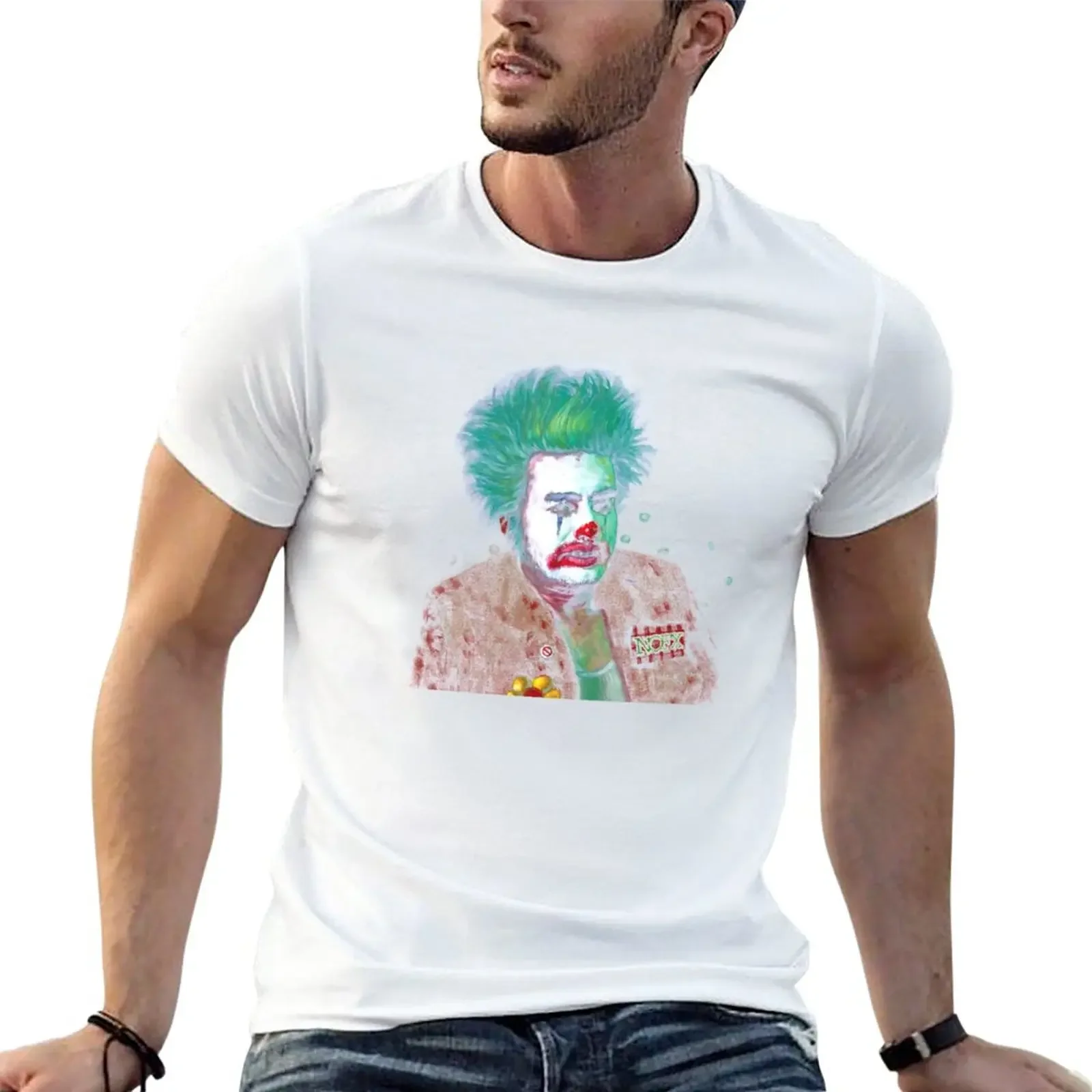 NOFX Cokie The Clown Album Cover T-Shirt graphic t shirt vintage shirts graphic tees sports fans t shirt men 100℅ cotton