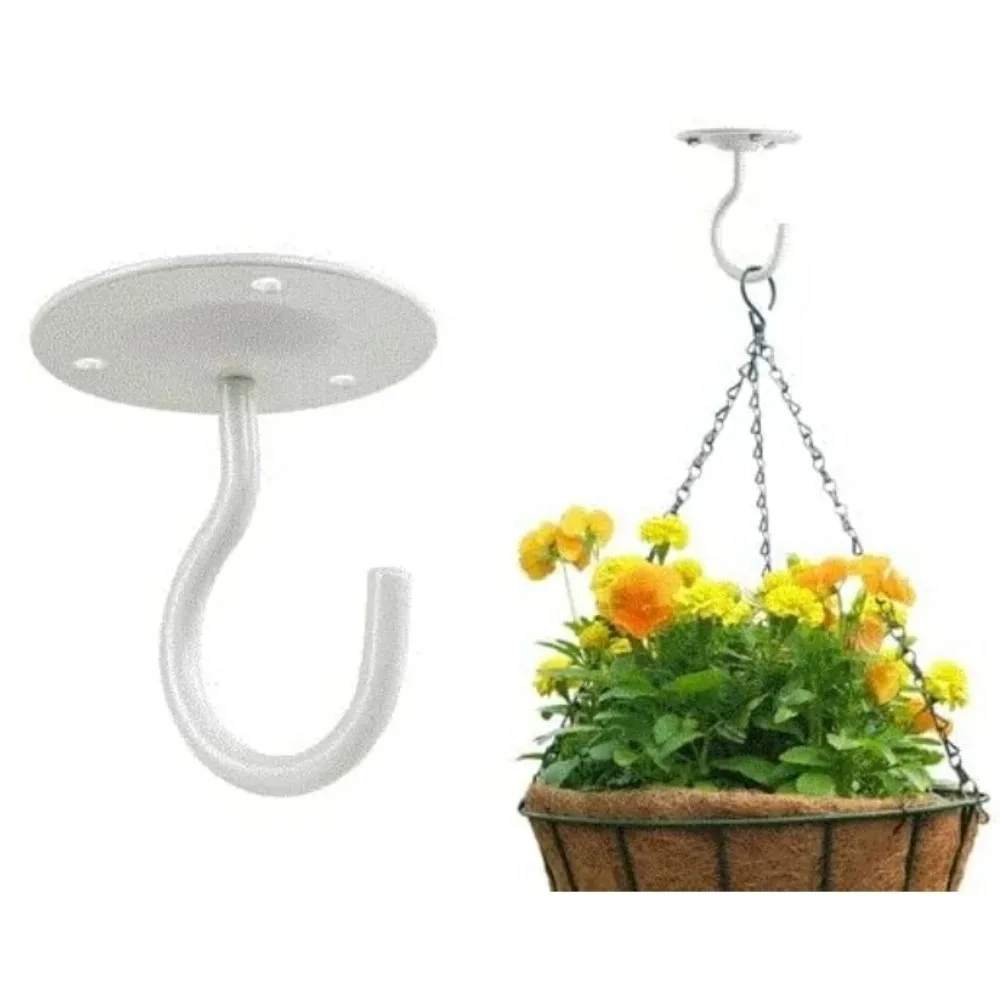 New Ceiling Hook Durable Long Lasting Anti-rust Wall Mount Ceiling Hook Bracket Hanger for Hanging Plants Bird Feeders Lanterns