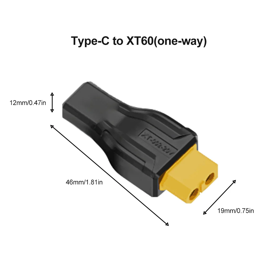 Adaptador de batería para coche 9IMOD, enchufe adaptador XT60, enchufe adaptador multifuncional para batería, ordenadores ESC, coches de Control remoto
