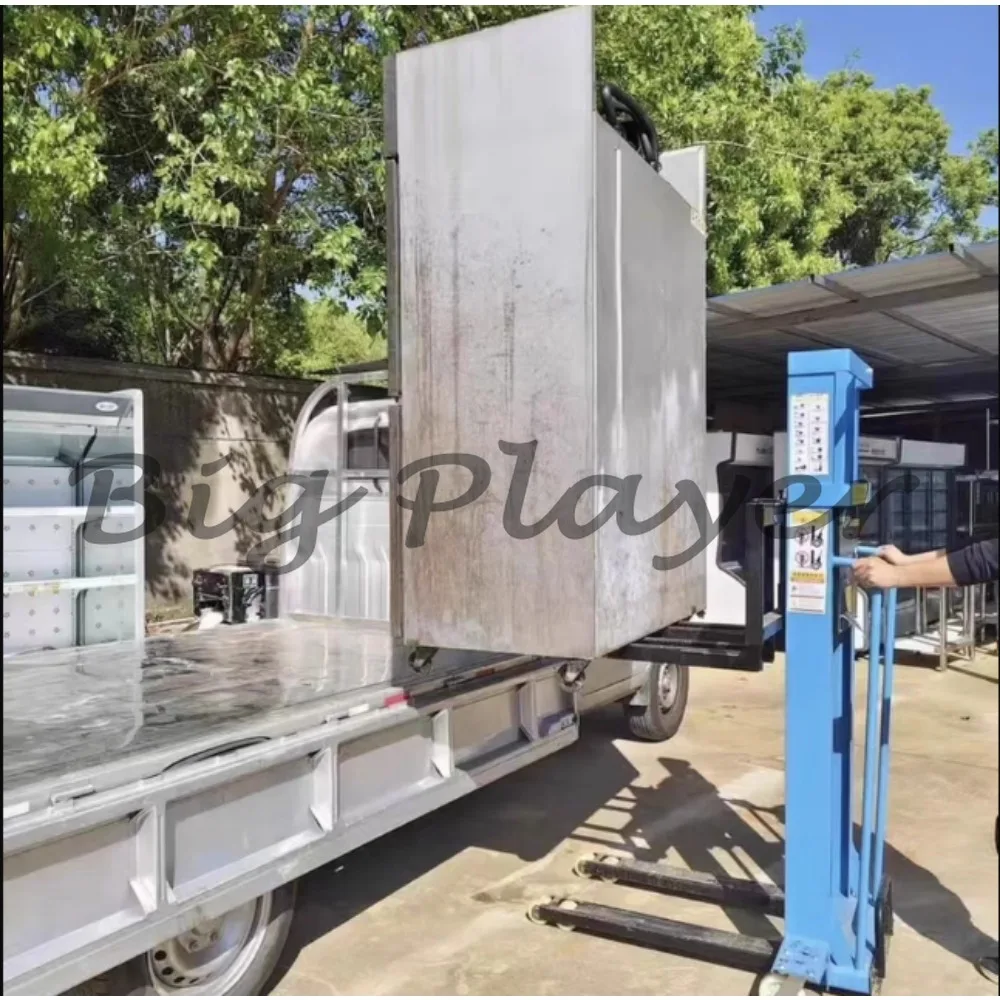 Industrial Electric Lift Cart - 1.3M Hydraulic Scissor Lift Table for Material Transport