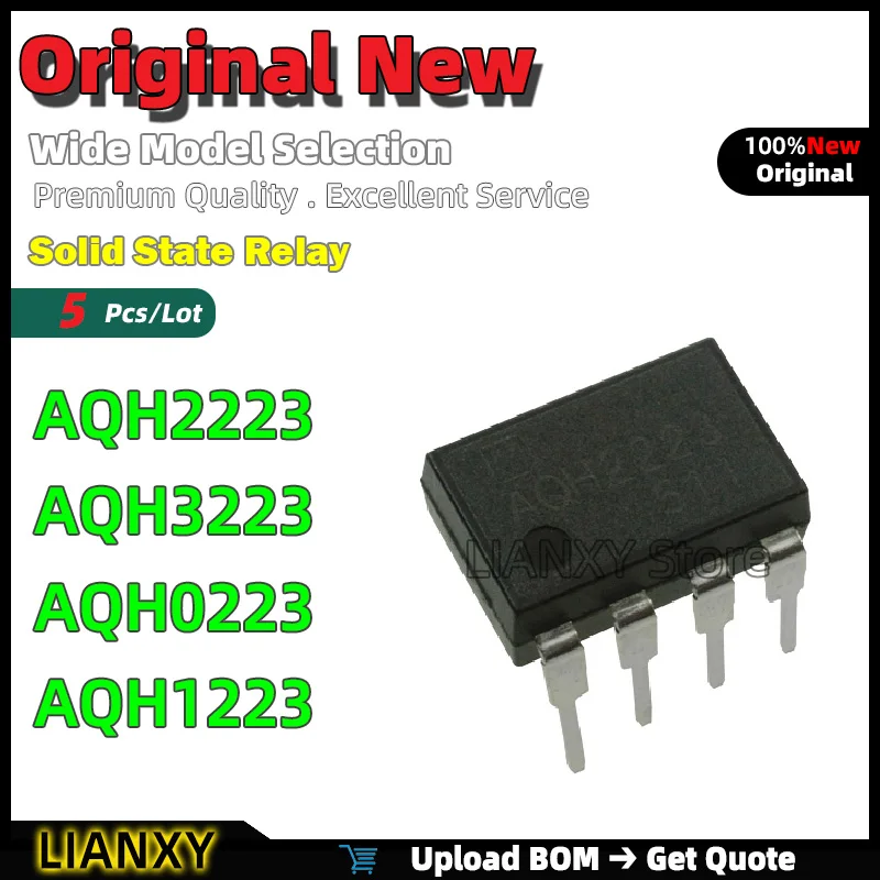 5pcs DIP-7 AQH2223 AQH3223 AQH0223 AQH1223 Solid State Relay New Original