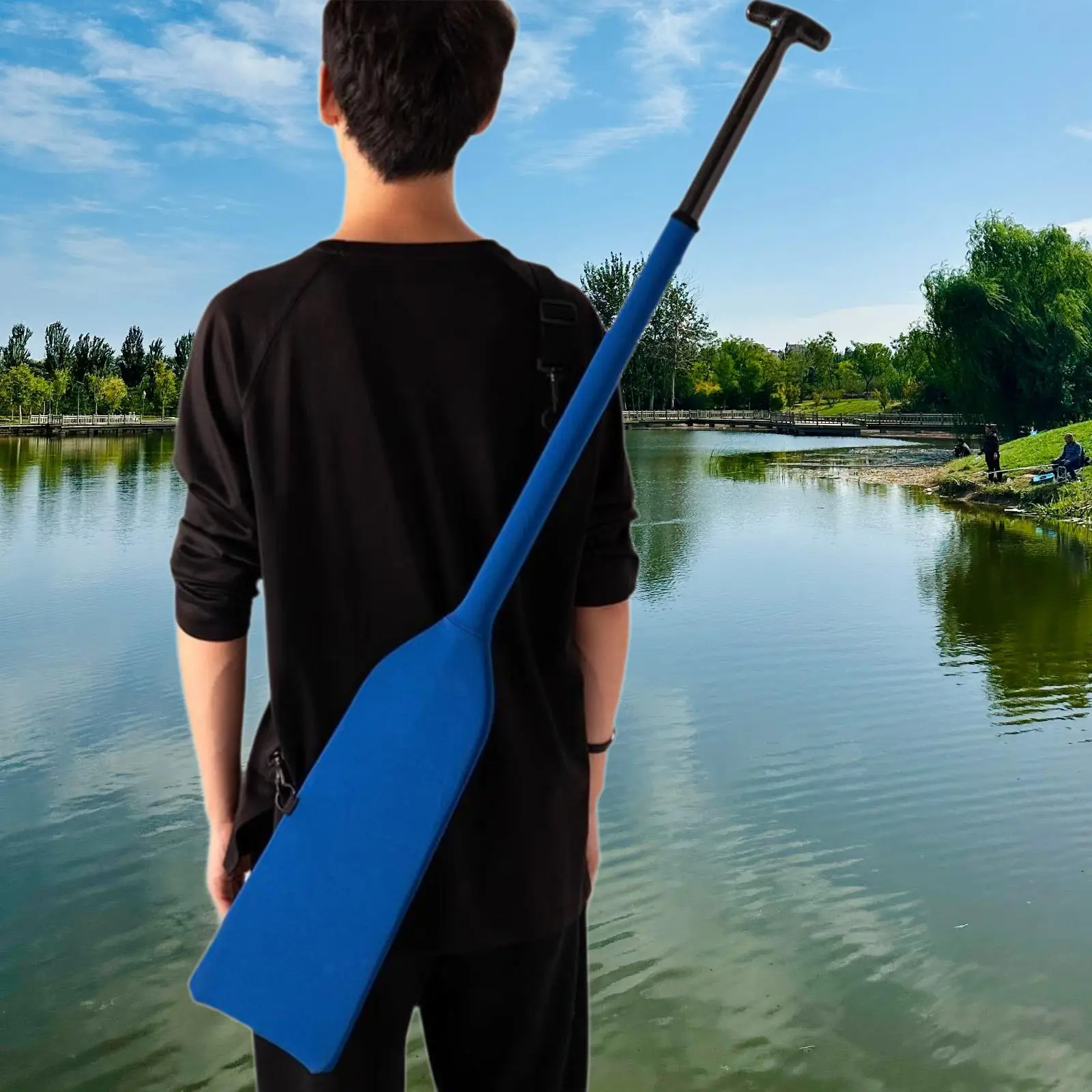 

Kayak Paddle Bag Storage Waterproof Pouch Neoprene Canoe Paddle Cover Adjustable Strap for Kayaking,Transport,Inflatable Boat