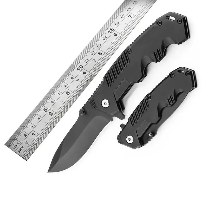 

2024 New Outdoor Outdoor Stainless Steel Aluminum Handle Folding Knife Portable Mini Gift