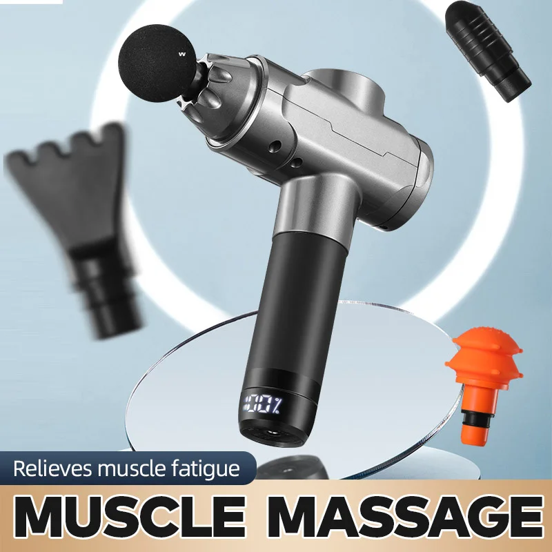 Fascia Muscle Fitness Vibration Massage 16 mm Deep Impact Vibrator Double Bearing Rotating Massager
