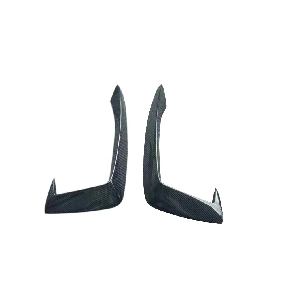 Suitable for The A4 B9 SLINE carbon fiber front fog lamp cover is decorated with Audi A4 sport bumper 2018UP view 4