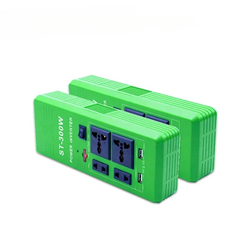 Universal Socket Converter Solar DC to AC 110v 12v 300w Inverter Portable Solar Power Inverter hybrid