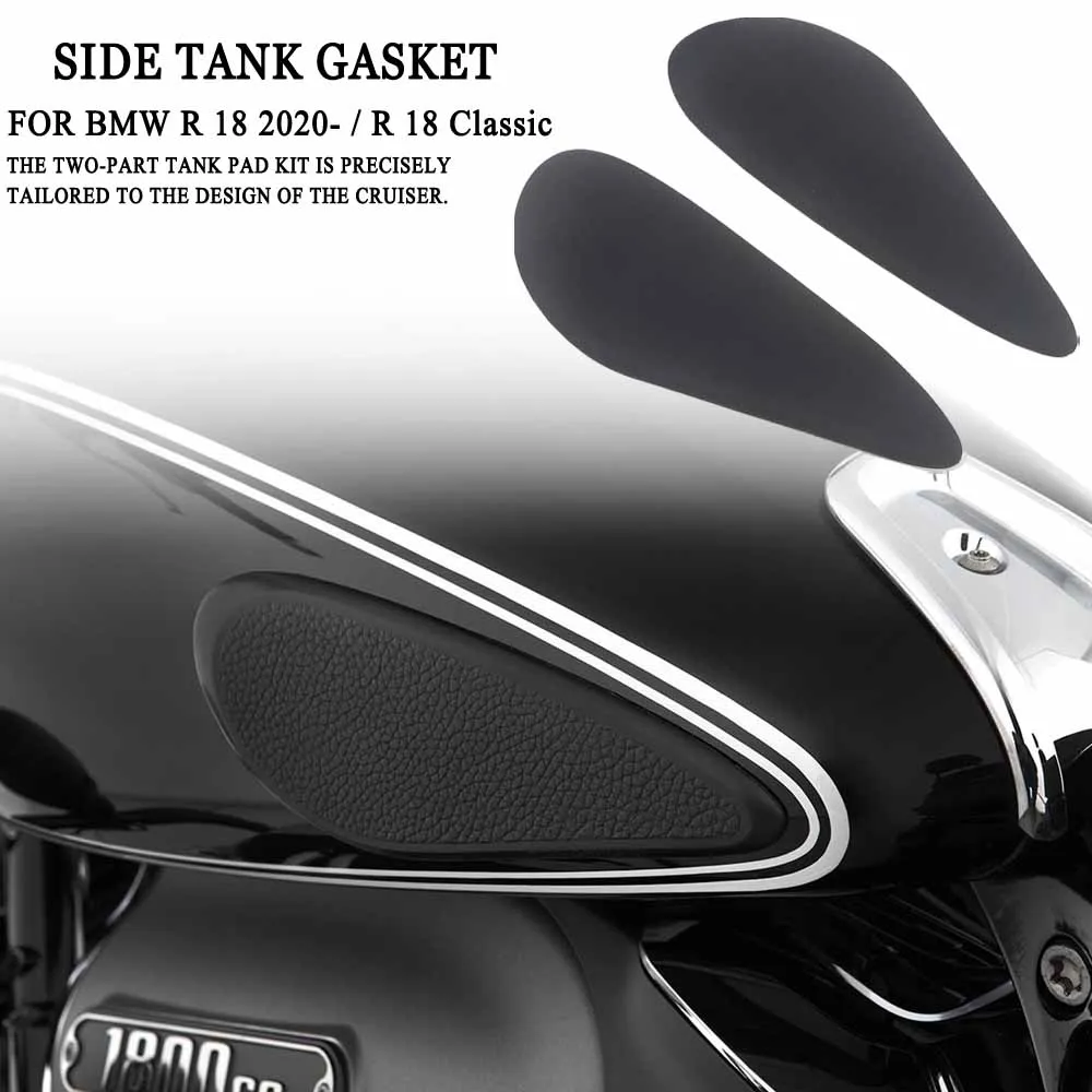 

For BMW R18 Classic R 18 2020 - Side Fuel Tank pad Tank Pads Protector Stickers Decal Gas Knee Grip Traction Pad Tankpad