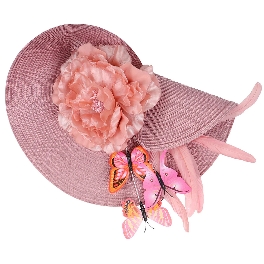

Imitation Bridal Tea Party Headpiece Headbands Women Headdress Fabric Bride Headpieces for Wedding Miss Hats