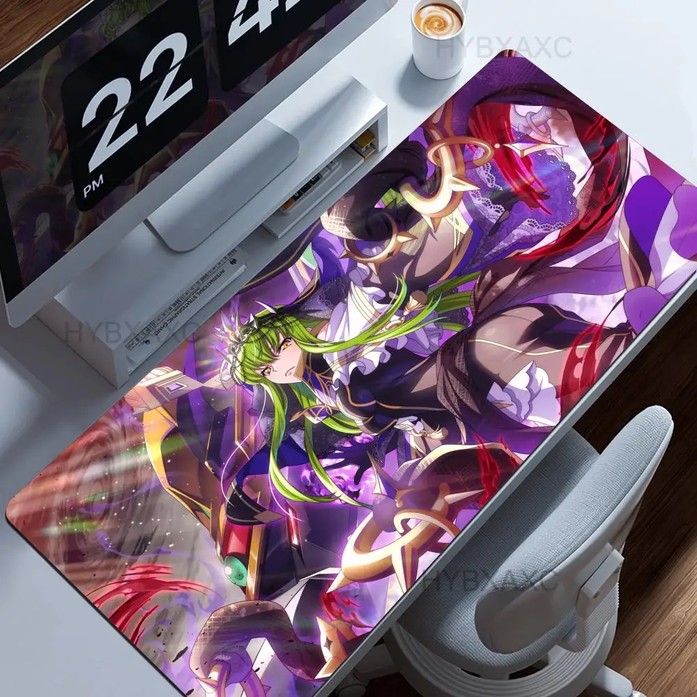 

Anime C-Code G-Geass Mouse Pad Anti Slip Rubber Edge Locked Thickened Laptop Gaming Large XXL Big Table Pad Desk Mat HYBXAXC