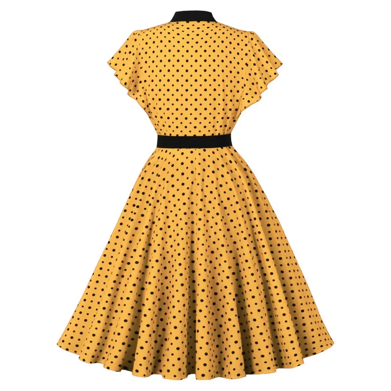 retro spring dresses Spring retro 1950 Black jacquard wedding guest audrey hepburn dress