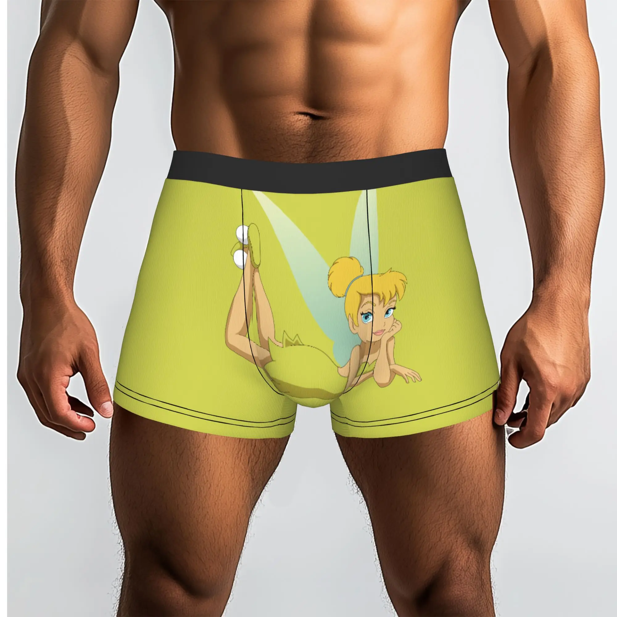 Custom T-Tinker Anime Bell Cute Cartoon Boxers Shorts Mens  Briefs Underwear Fashion Underpants