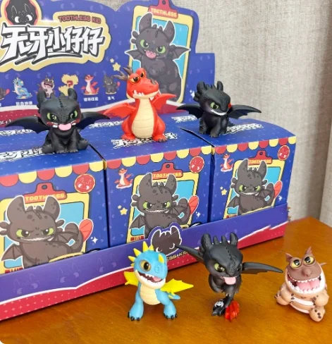 

Новинка 2026: Коллекционные фигурки Беззубика из аниме-фильма в слепой коробке, подарок на день рождения для мальчиков, настольные украшения, подарок в секретной упаковке