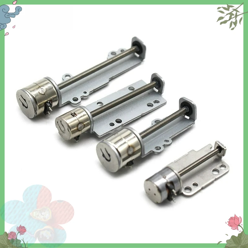 Round micro screw stepper motor, camera slide motor DIY slide 2-phase 4-wire electronic circuit accessories