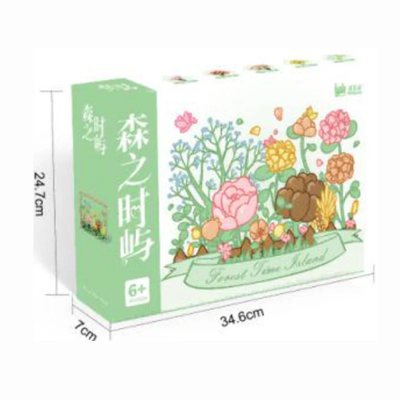 

Креативная мини-корзина для цветов TOYLINX, сделай сам, сборка, строительные блоки, модель для детей, развивающие игрушки, подарок, летний свет, праздник