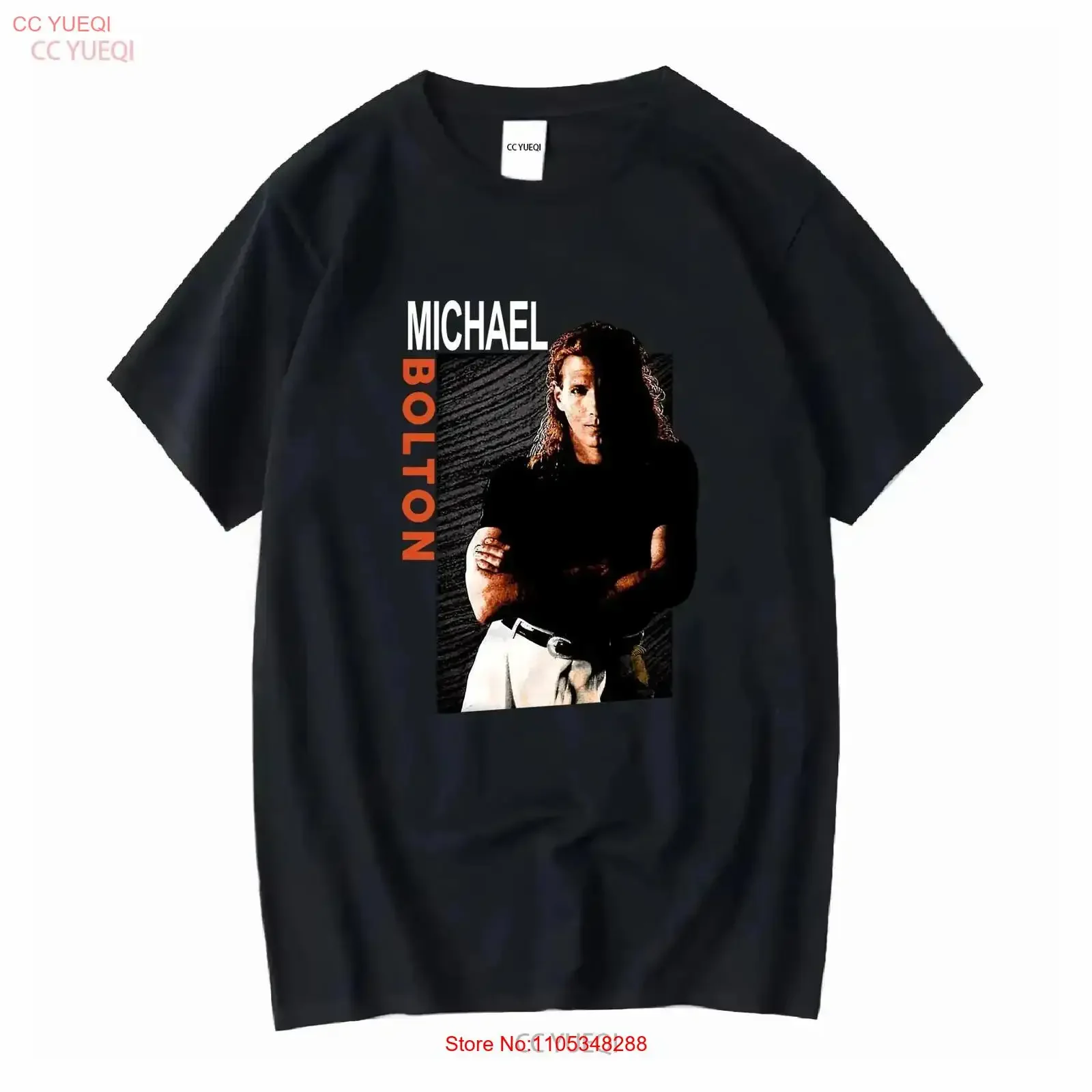 Vintage 1992 Michael Bolton Time Love and Tenderness Tour Schwarzes XL-T-Shirt, gewaschen, für Herren, bequem, modisch, Vintage, weich