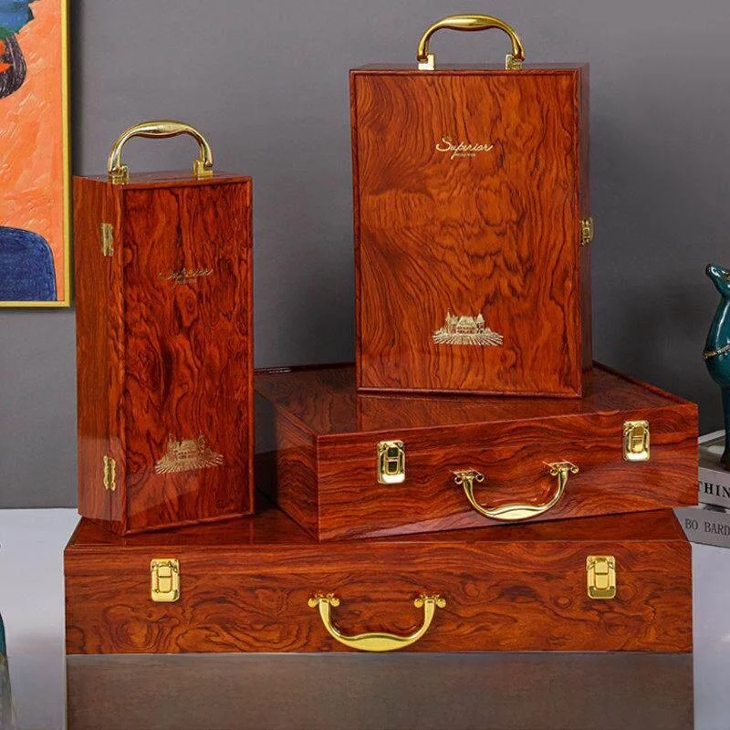 high-end-double-bottle-red-wine-gift-box-piano-baking-paint-wood-box-empty-box-wine-storage-case-luxury-packaging-wine-box