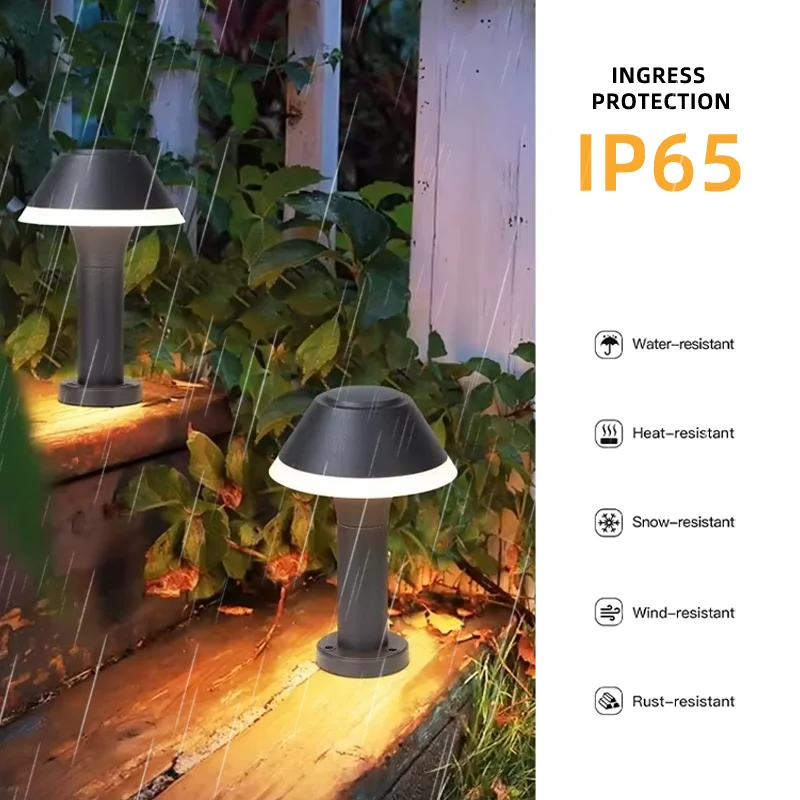 Outdoor Lawn Light Die-cast Aluminum Alloy Body UV-resistant Outdoor Waterproof Yard Lighting Street Lamps