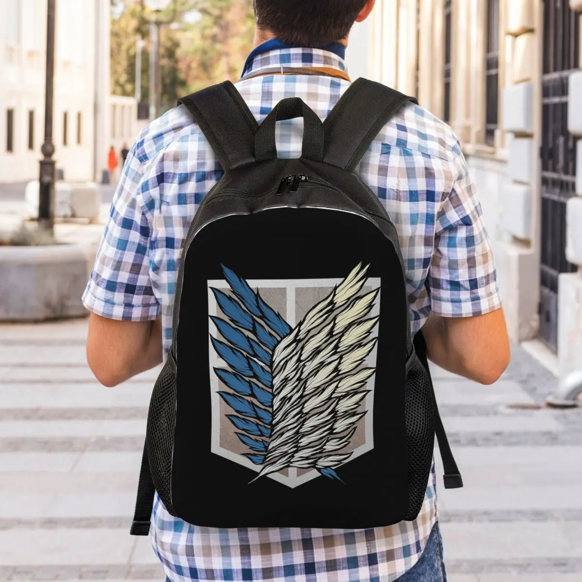 Attack On Titan Backpack Student Boys Girls BookBag School Bag Laptop Shoulder Bags
