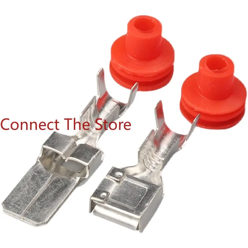 4PCS DJ70219Y-7.8-11/21 Heavy Duty Truck Waterproof Connector High Current Plug DJ7021-8-11/21