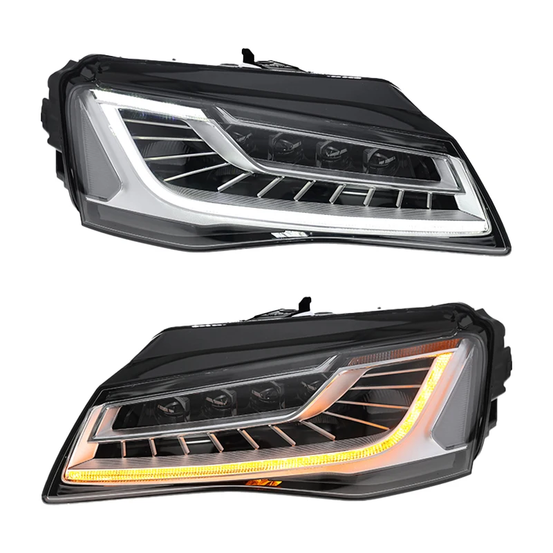 

STLFYU GUANG for Audis A8D4 2011 2014Car Accessories LED Headlights Durable Modified DRL Audis S8D4Style Head Lamps Front 3 Lens