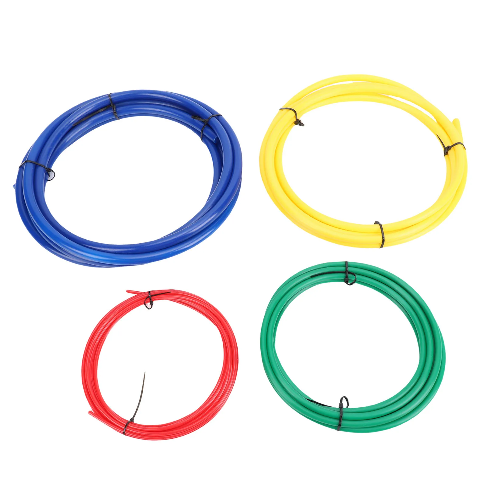 4Pcs Conditioning Copper Tubing Pipe Extension 4m 1/4 1/2 3/8 5/8in Built in Copper Tube Bending Strip AC Bender Kit with Bag