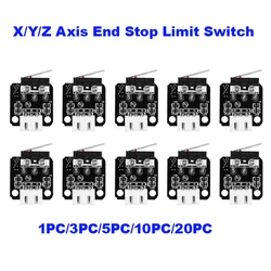 X/Y/Z Axis End Stop Limit Switch 3Pin N/O N/C Easy to Use Micro Switch for CR-10 Series Ender-3 3D Printer parts