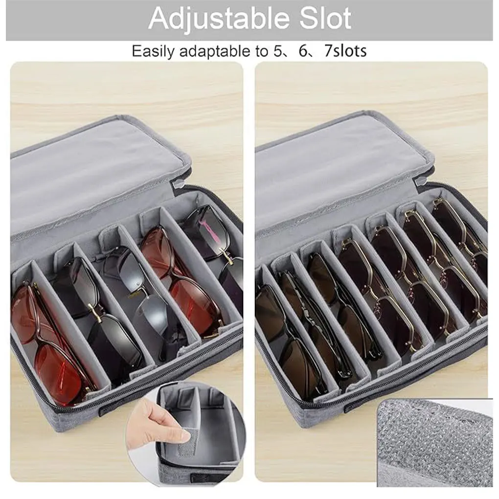 Sleek Glasses Organizing Case Portable Storage For Men And Women And Effective Protection