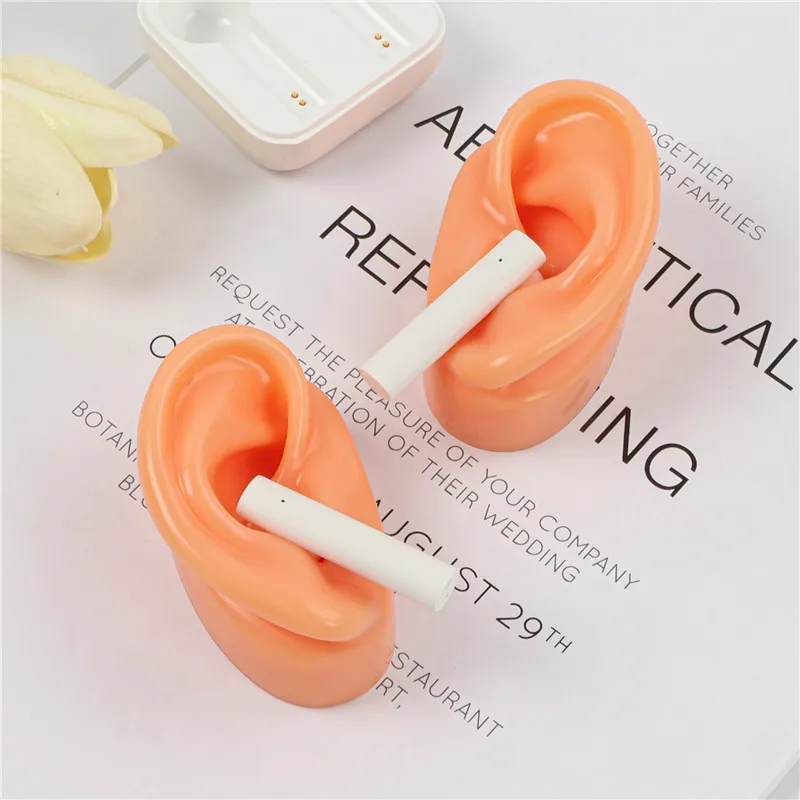 High Quality Simulation Silicone Human Ear Model Hearing Earphones Making Practice Piercing Ear Stud Jewlry Display Earring Tool