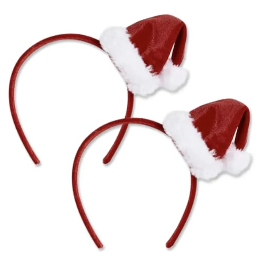 

2PCS Christmas Headbands For Women and Girls Reindeer Hairloop For Christmas Party Decoration Headwear