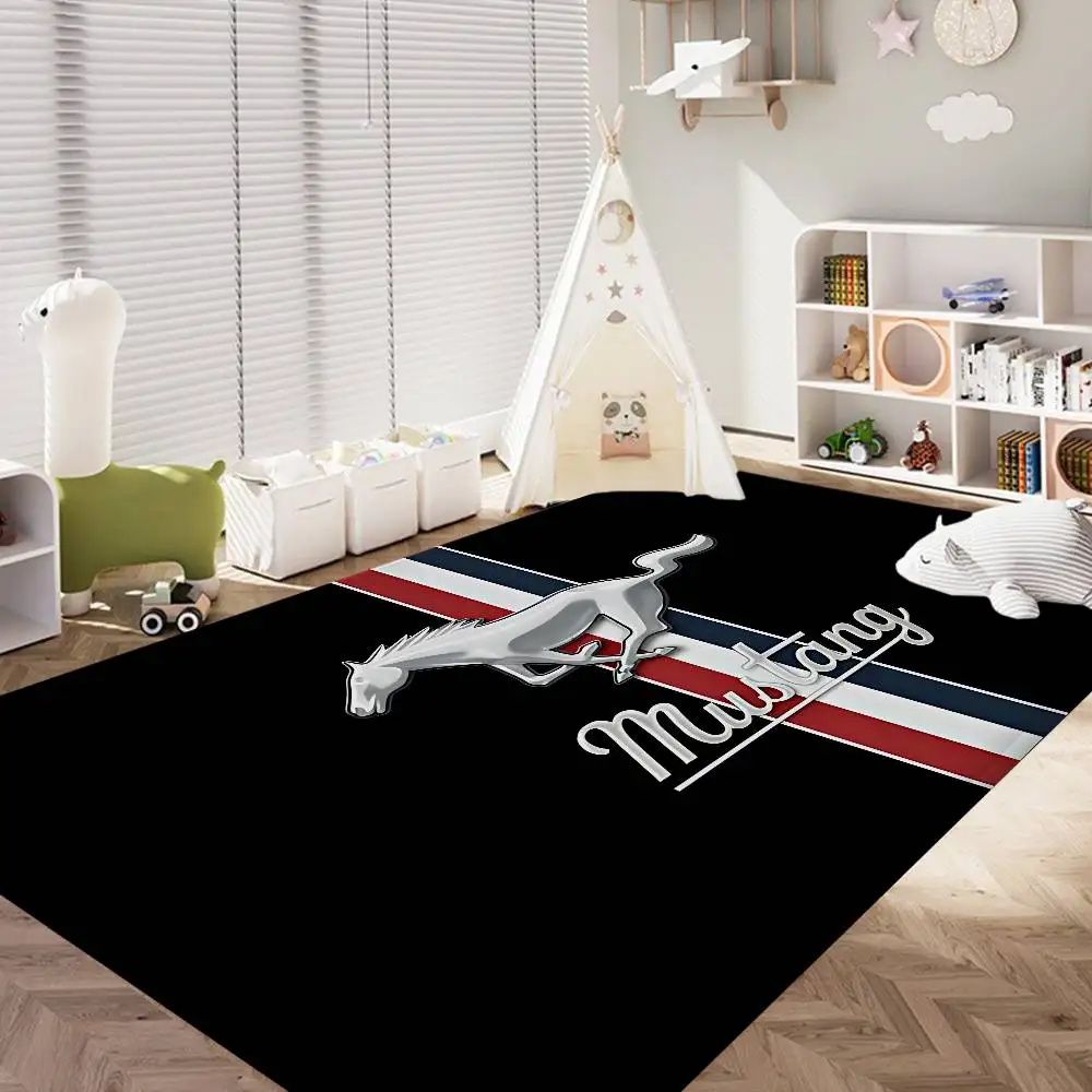 Car F-Fords Door Mat Washable Non-Slip Living Room Sofa Chairs Area Mat Kitchen Doormat Area Rug