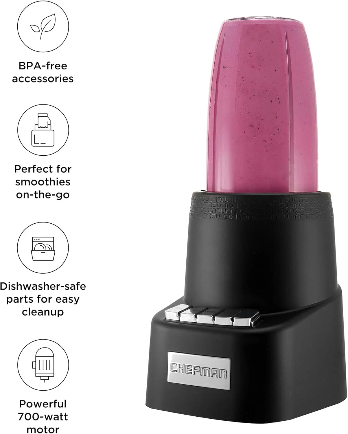 سطح الطاولة + نظام المزج الديناميكي للسفر، مجموعة مكونة من 12 قطعة، 3 سرعات ونبض مبرمجة، سحق ثلج سهل للمخفوقات والعصائر