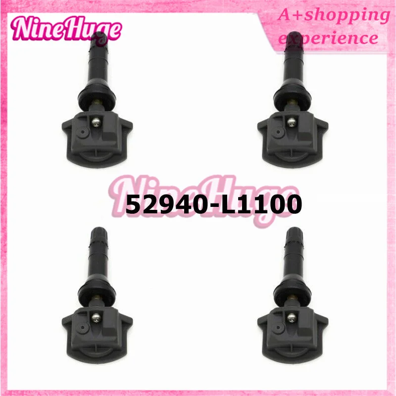 4PCS New Car TPMS Tire Pressure Sensor Monitor 433MHz 52940-L1100 52940L1100 for 2019-2020 Hyundai Sonata DN8 KIA Seltos