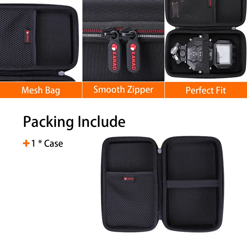 XANAD EVA Hard Case for Zoom H8 Audio Recorder device Protective Carrying Storage Bag