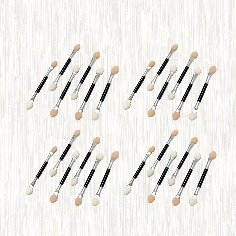 

30pcs Eyeshadow Brush Double Head Makeup Kit for Women Lightweight Smooth Travel Party Use Eye Shadow Applicator Face Brushes