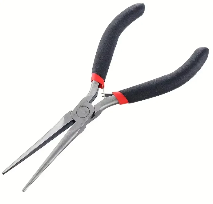 6inch Multi-Tool Hand Repair Pliers Set Long Nose Needle Nose & Forceps for Home Auto Electronic Craft Repair