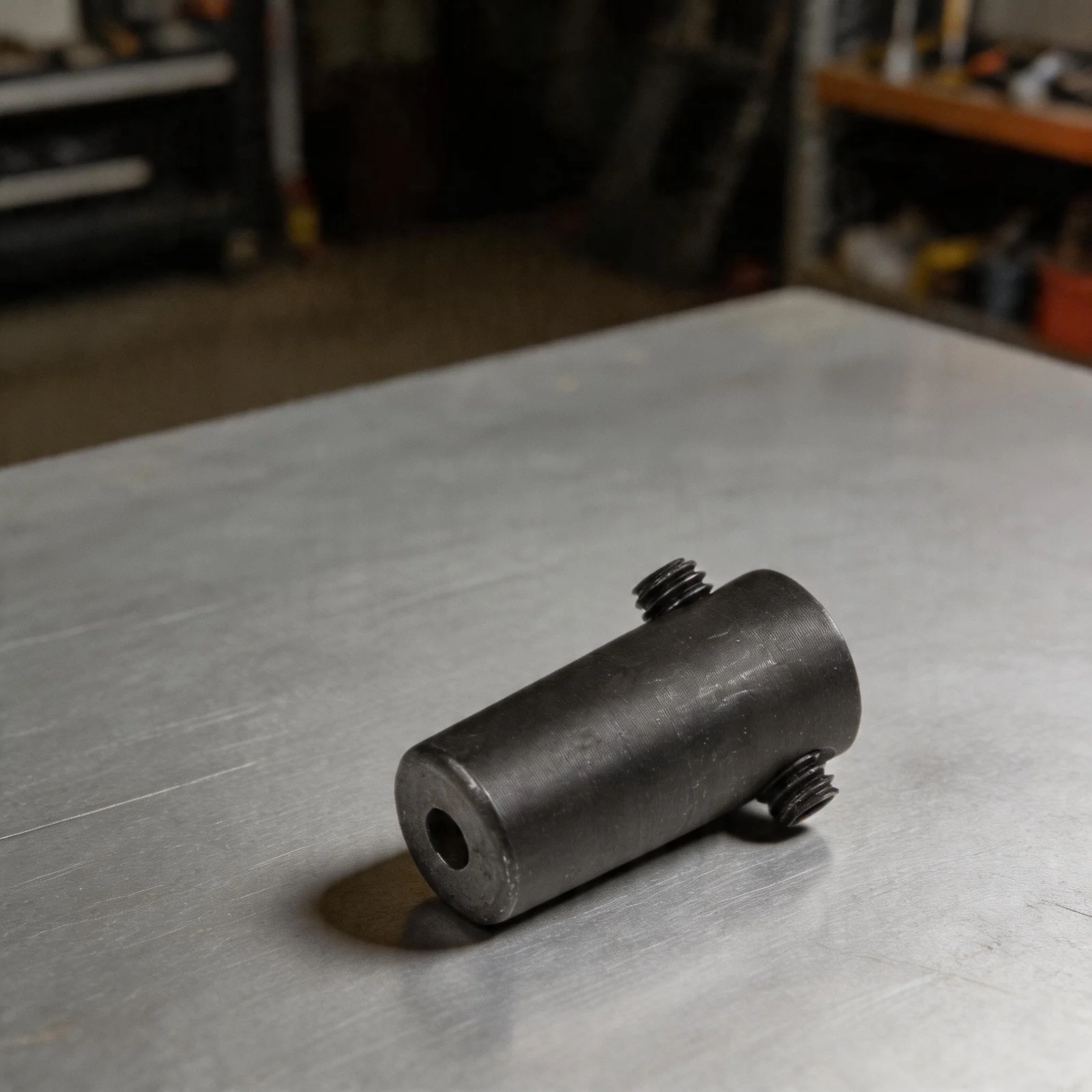 B10 Blackened Steel Connecting Rod Sleeve for Drill Chuck and Motor Shaft Coupling 4/5/6/8/9/10/11/12mm Stepped Shaft