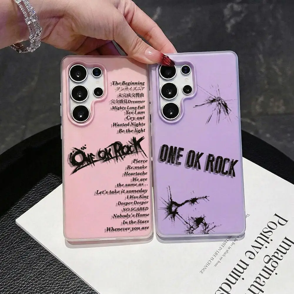 ONE OK ROCK T-Taka Phone Case 2-in-1 Detachable Clear Case for Samsung S26-S22 Multi-Color Card Holder Soft TPU