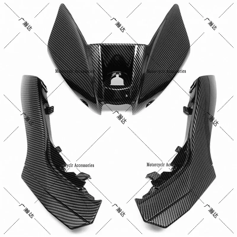 Carbon fiber paint Front Tank Cover Lower Driver Seat Fairing Fit For KAWASAKI ER6N ER-6F NINJA 650  2012-2016